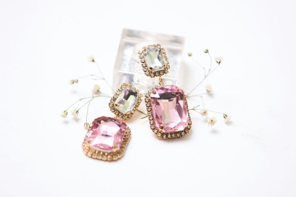 a pair of earrings